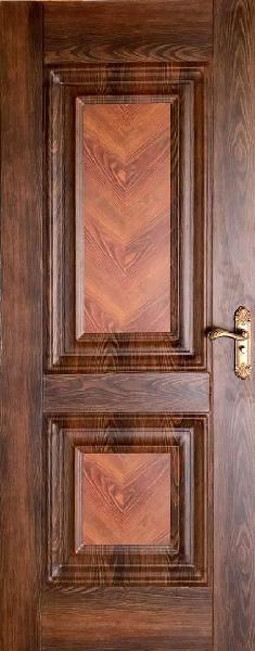 Panel Wooden Door With Steel - PWD0001