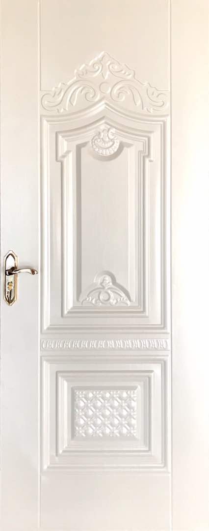 Panel Wooden Door With Steel - PWD0004